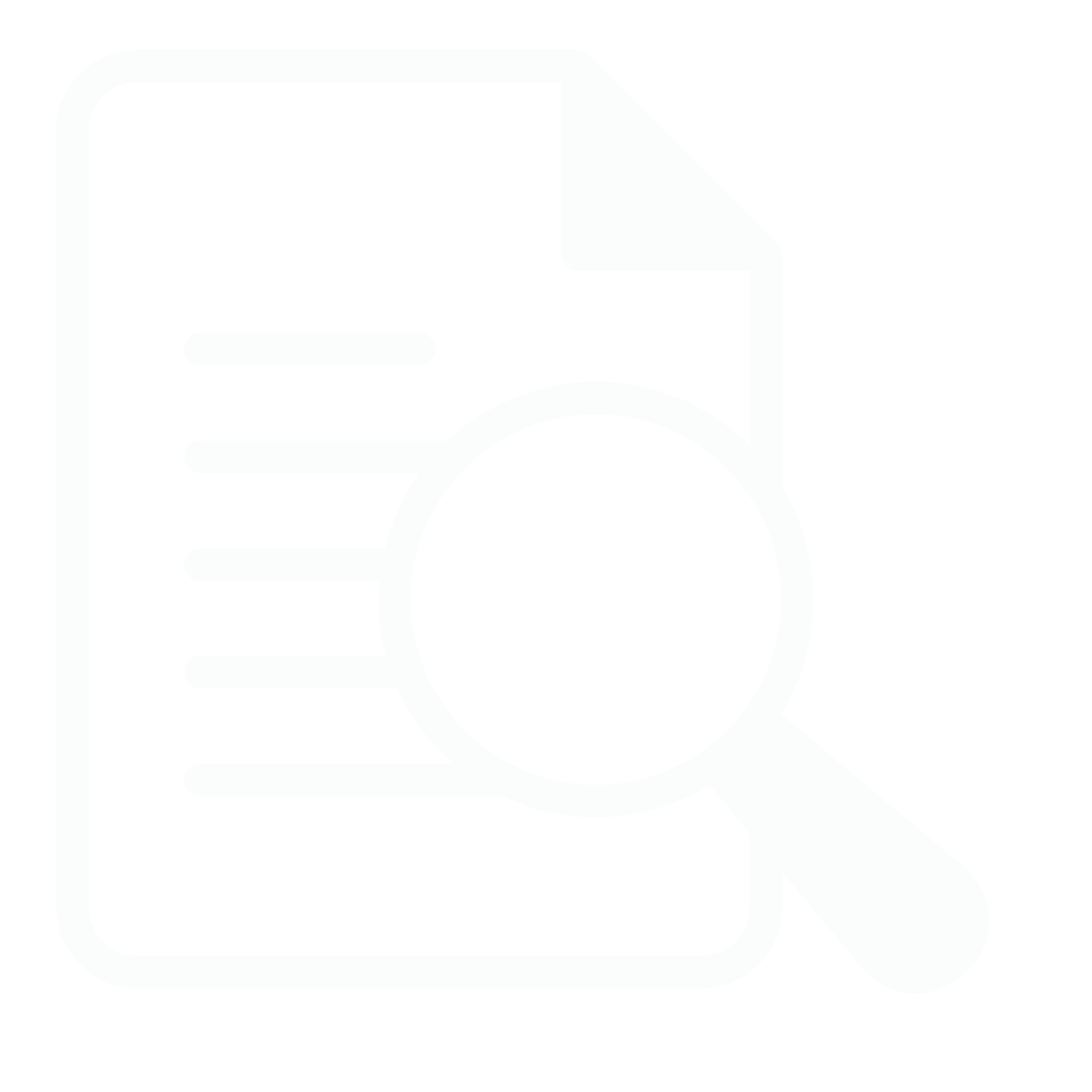 Icon of a magnifying glass representing a job search