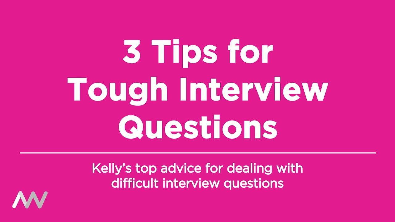 A thumbnail displaying Aaron Wallis 3 tips for tough interview questions