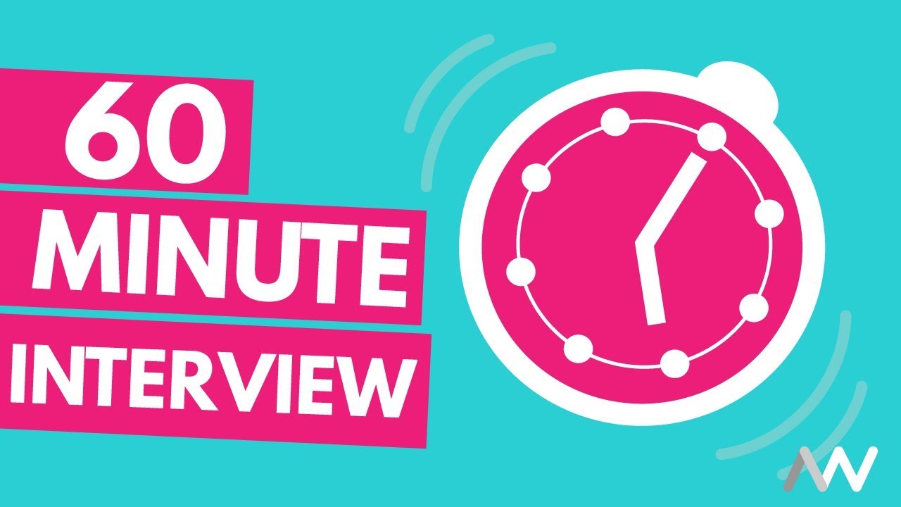 A thumbnail displaying a 60 minute interview 