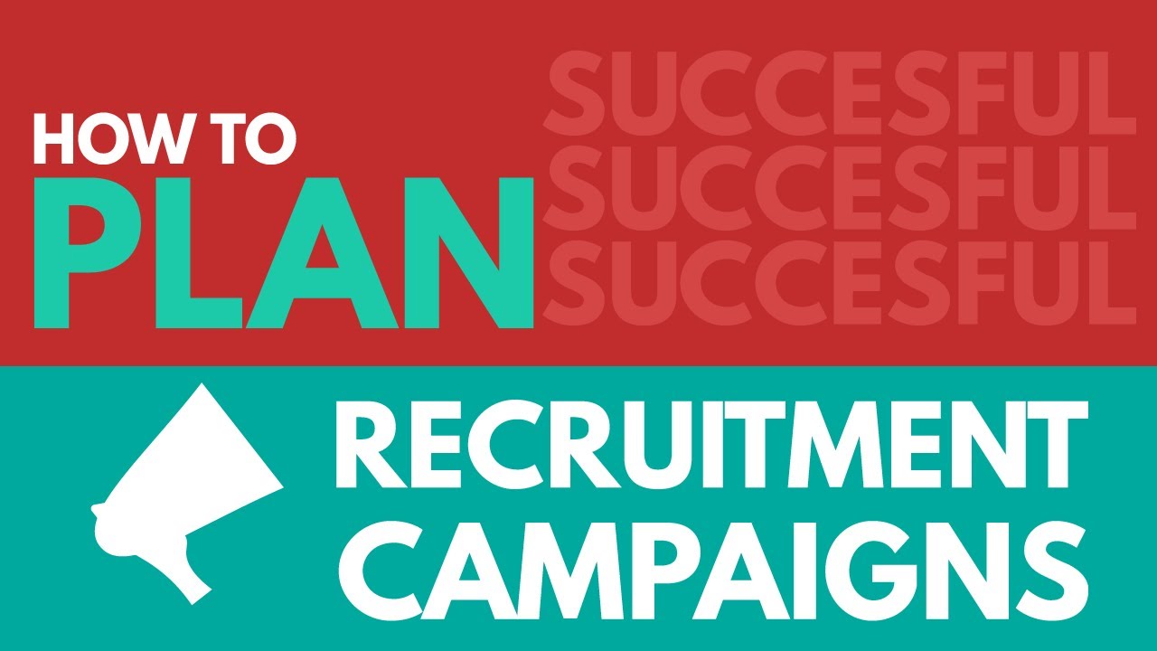 A thumbnail displaying how to plan recruitment campaigns