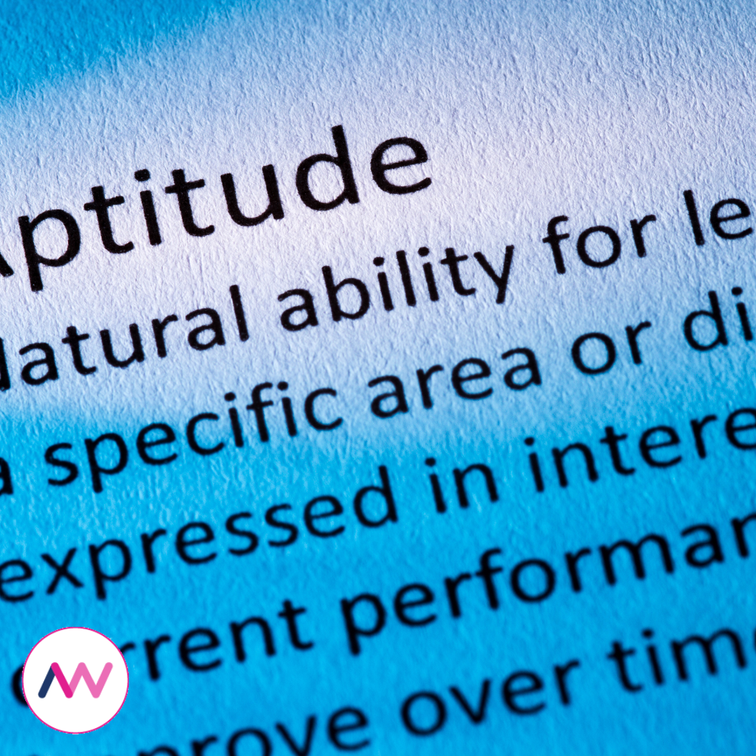 Photo of the dictionary definition of Aptitude