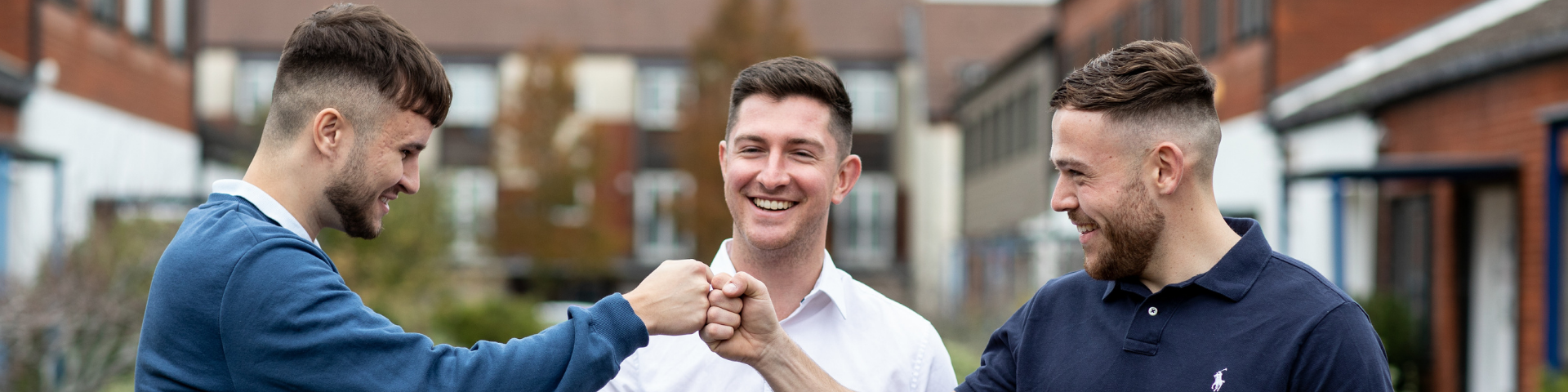 A photo of George, Sam and Tom, Aaron Wallis Sales Recruitment